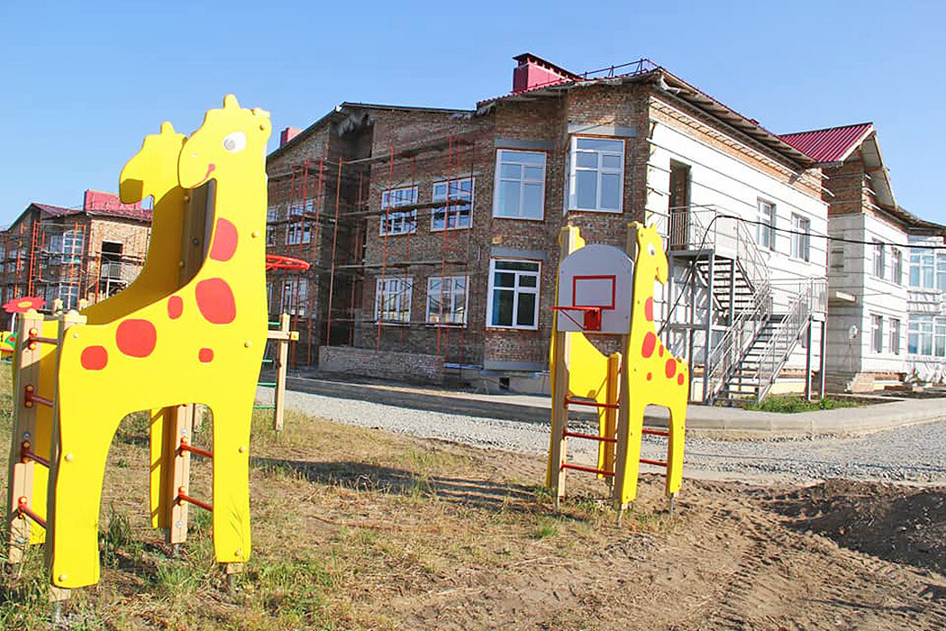 достройка детского сада в Рябиновке