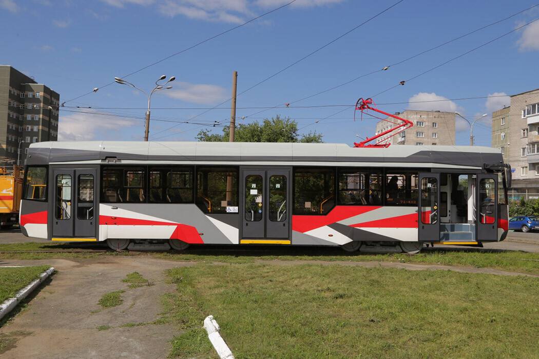 новые трамваи в Омске