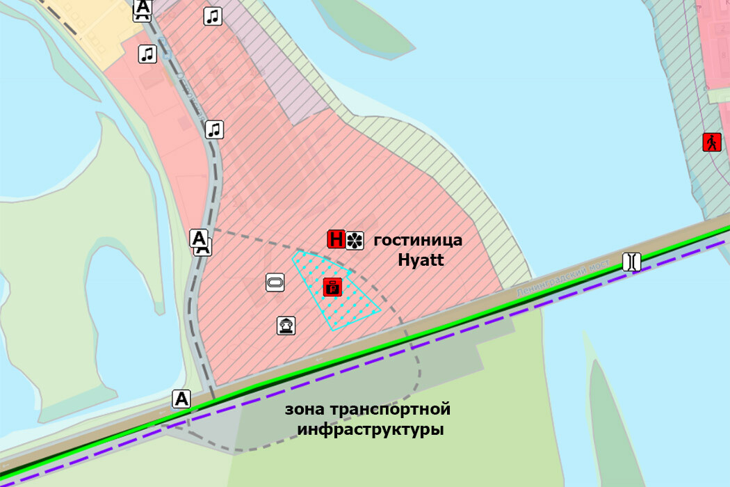 строительство развязки у Ленинградского моста