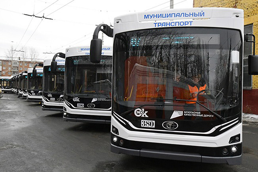 новые троллейбусы Омска